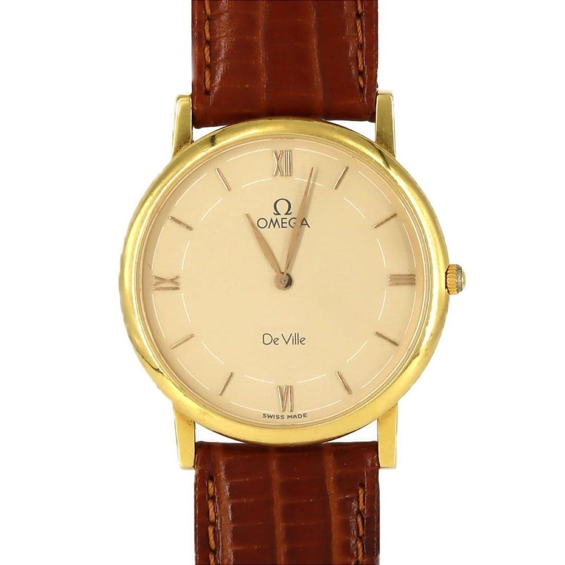 Omega De Ville YG Quartz Watch: --- Catalog ---Category: SizeCase Diameter: 32mm / 1.26''Category: DesignType: WristwatchGender: MenDisplay: AnalogColor (Dial): IvoryMaterial (Case): Stainless steelCategory: GeneralBrand: OmegaCateg