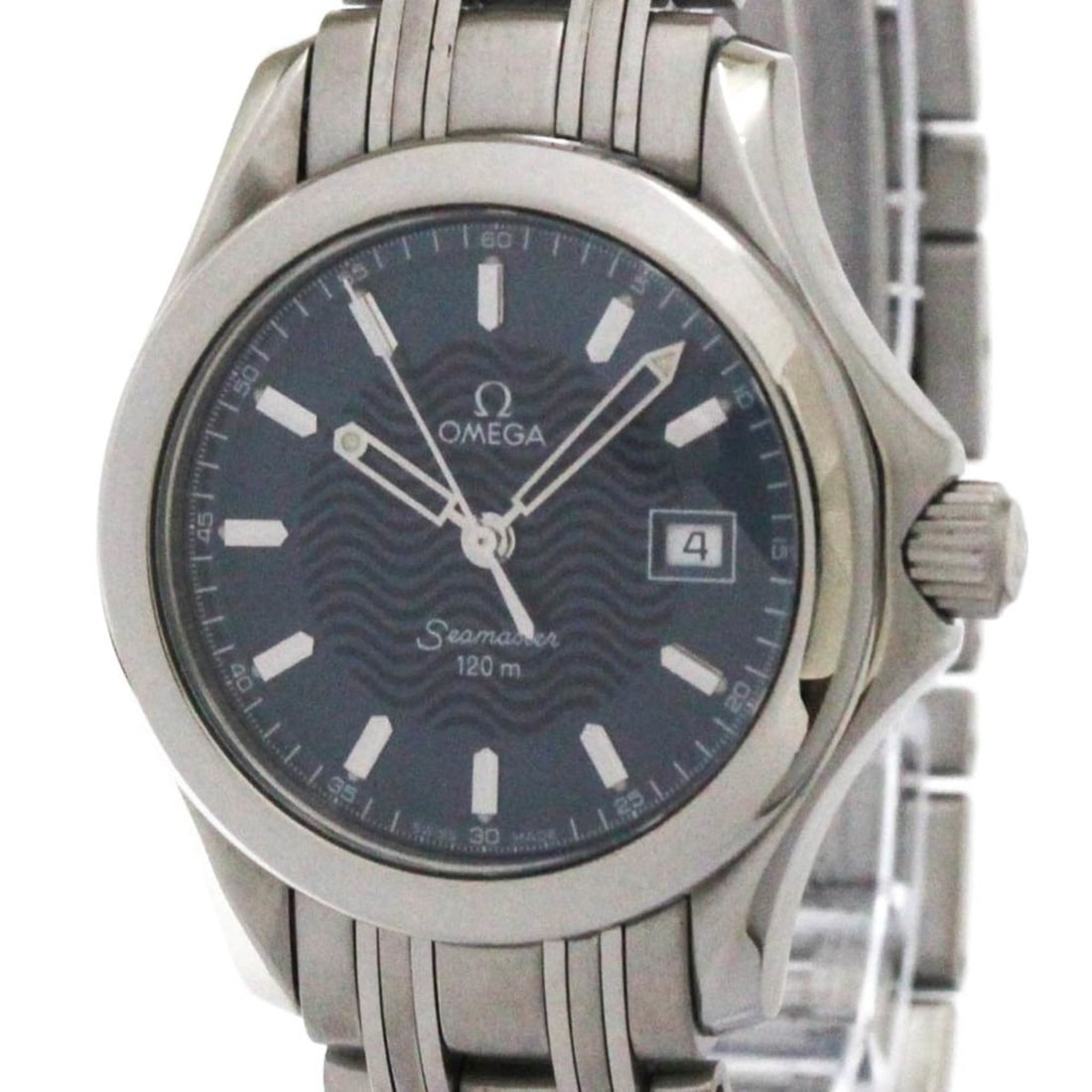 OMEGA Seamaster 120M Steel Quartz Ladies Watch 2581.81Polished: --- Catalog ---Category: SizeCase Diameter: 26mm / 1.02''Category: DesignType: WristwatchStyle: SportGender: WomenColor (Dial): BlueMaterial (Band): Stainless steelMaterial (Case): Stainless steelCate