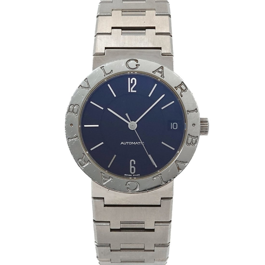 BVLGARI BB33SSD AUTO Boys' Watch with Date Display, Black, Automatic,: --- Catalog ---Category: SizeWrist Size: 16cm / 6.29''Case Diameter: 33mm / 1.3''Category: DesignType: WristwatchGender: BoysColor (Dial): BlackMaterial (Band): Stainless steelMaterial (Case): Stainle