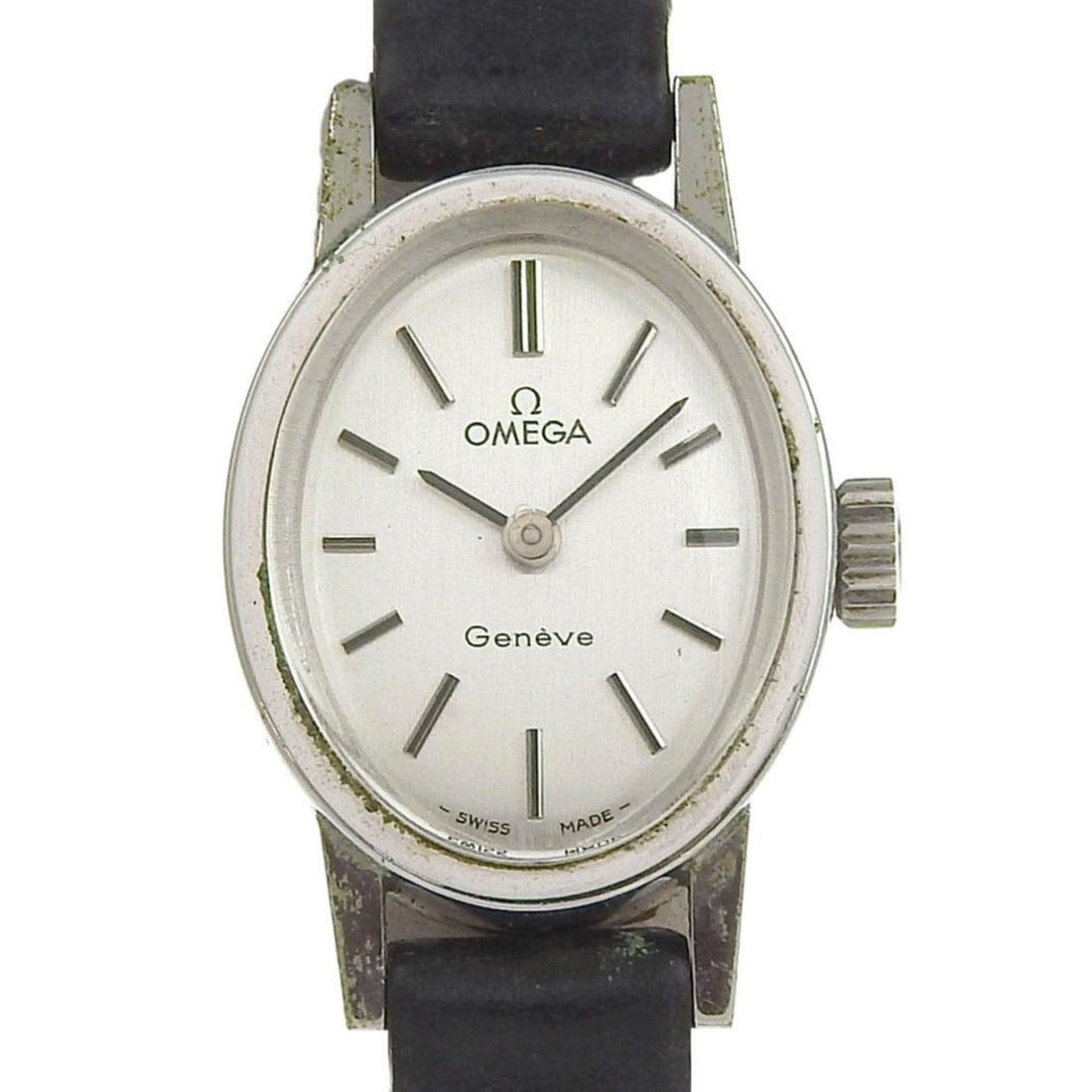 OMEGA Geneva Women's Watch, Caliber 485, Stainless Steel, Manual Winding, Analog Display, Silver: --- Catalog ---Category: SizeWrist Size: 13cm - 15.5cm / 5.11'' - 6.1''Case Diameter: 26mm / 1.02''Category: DesignGender: WomenDisplay: AnalogColor (Dial): SilverMaterial (Case): Stainless steelCateg