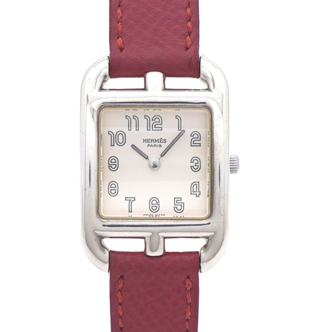 Hermès Quartz Cape Cod CC1.250 Watch, 925 Silver/Couchvel Beige, ?Z Stamp, 1508 (1 of 10)