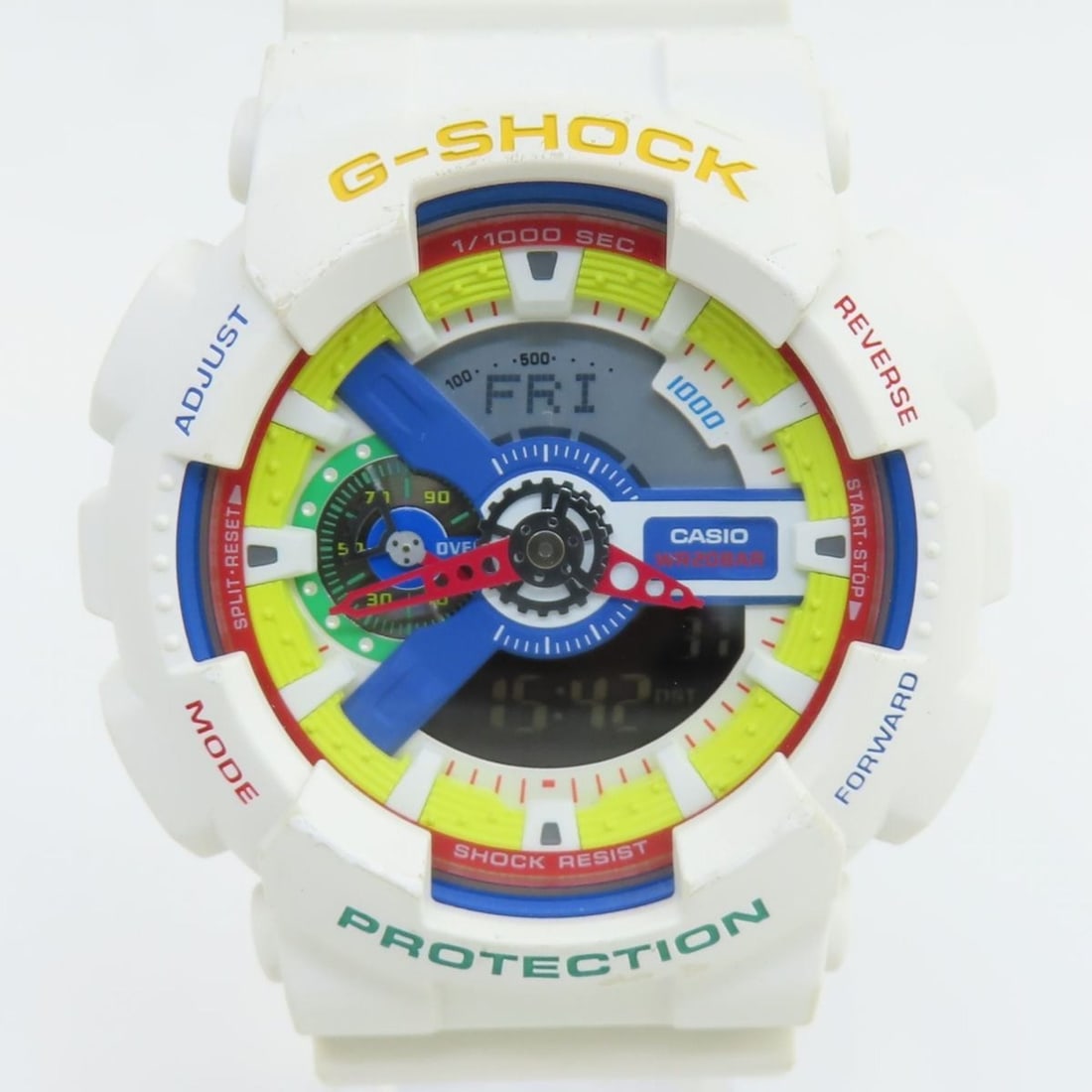 CASIO G-SHOCK DEE AND RICKY GA-111DR-7AJR Quartz Wristwatch: --- Catalog ---Category: SizeWrist Size: 14.5cm - 21.5cm / 5.7'' - 8.46''Category: DesignType: WristwatchGender: MenDisplay: AnalogColor (Dial): Black, Blue, YellowCategory: GeneralMPN: GA-111DR-7AJRB