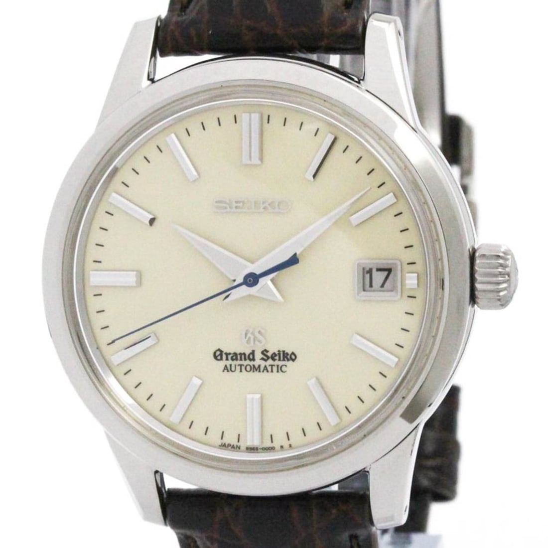 GRAND SEIKO Mechanical SBGR061 Steel Automatic Watch 9S65-00D0 Polished: --- Catalog ---Category: SizeCase Diameter: 39mm / 1.54''Category: DesignType: WristwatchStyle: Dress/FormalGender: MenColor (Dial): IvoryMaterial (Band): LeatherMaterial (Case): Stainless steelCatego