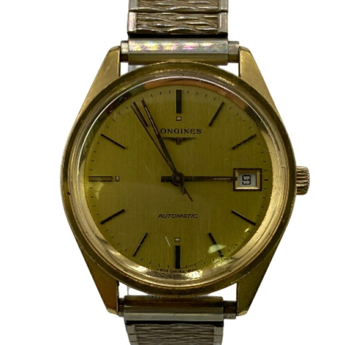 LONGINES Longines 3-Hand Date Calendar Wristwatch, Gold, Men's (1 of 10)