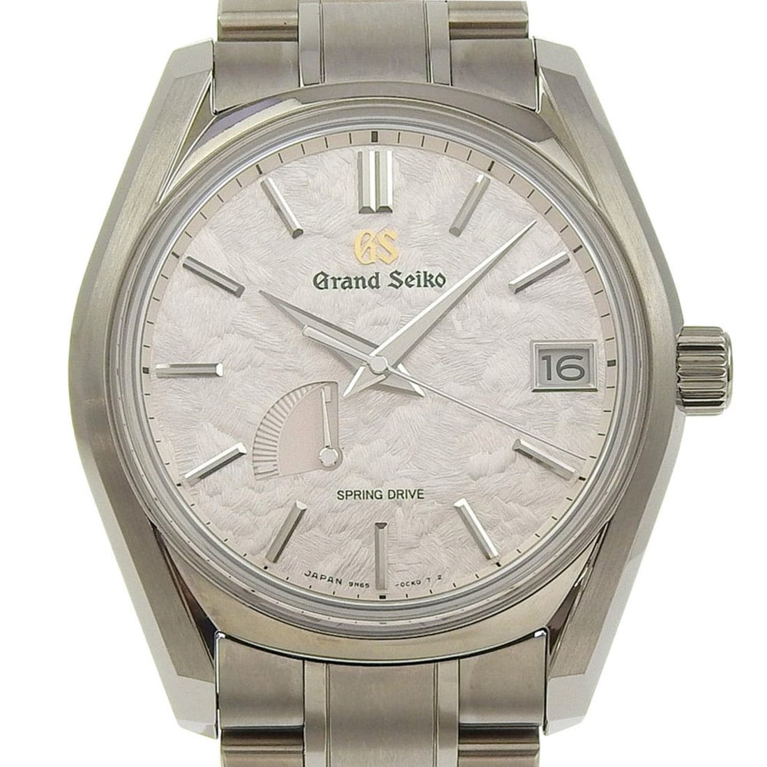 Like new Grand Seiko SEIKO 9R65 0DG0 SBGA443 watch with a Hanaikada (flower raft) dial and grayish (1 of 7)