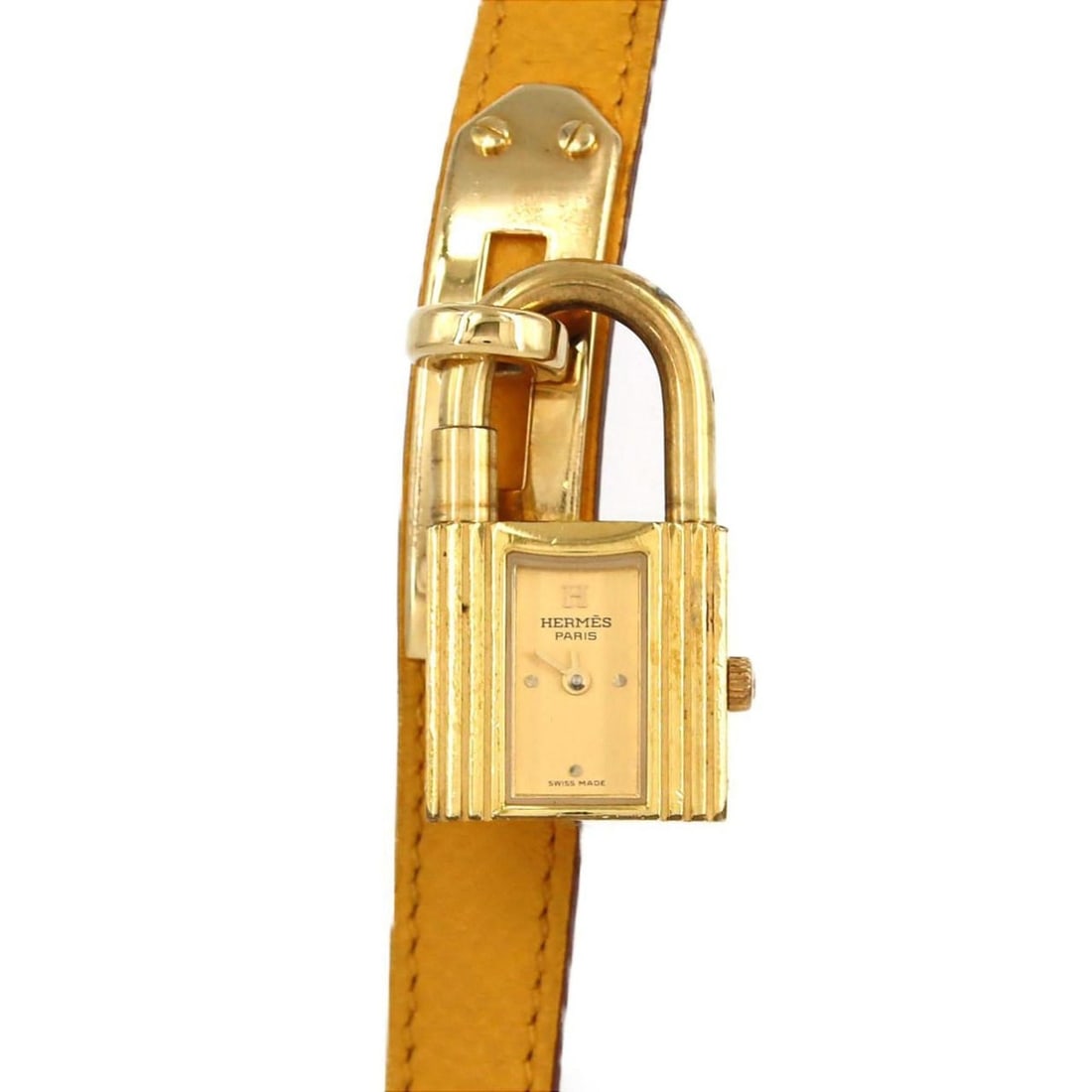 Hermès Kelly GP Quartz Watch: --- Catalog ---Category: SizeCase Diameter: 20mm / 0.79''Category: DesignType: WristwatchGender: WomenColor (Dial): GoldCategory: GeneralBrand: HermesCategory: MovementMovement: Quartz--- Item List --