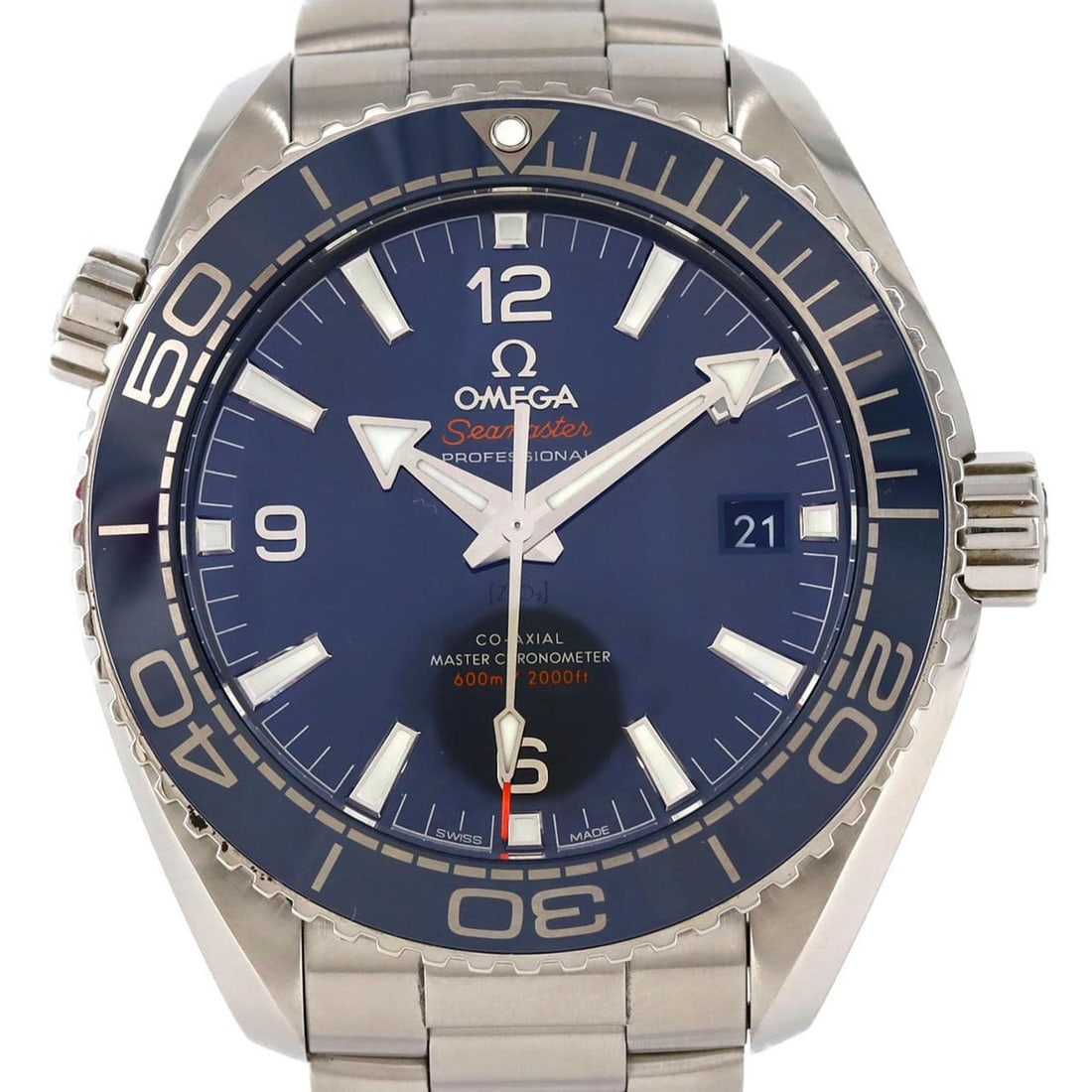 Omega Seamaster Planet Ocean 215.30.44.21.03.001 Stainless Steel Automatic Watch: --- Catalog ---Category: SizeWrist Size: 19cm / 7.48''Case Diameter: 44mm / 1.73''Category: DesignType: WristwatchGender: MenColor (Dial): BlueMaterial (Band): Stainless steelMaterial (Case): Stainles