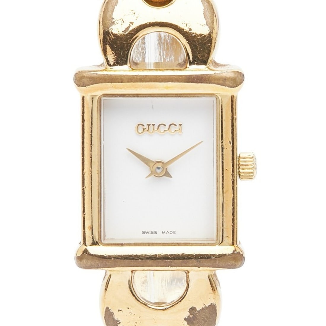 Gucci 1800L Quartz Watch with White Dial and Stainless Steel, Women's: --- Catalog ---Category: SizeWrist Size: 17.5cm / 6.88''Case Diameter: 16.3mm / 0.64''Category: DesignType: WristwatchGender: WomenColor (Dial): WhiteMaterial (Band): Stainless steelMaterial (Case): S