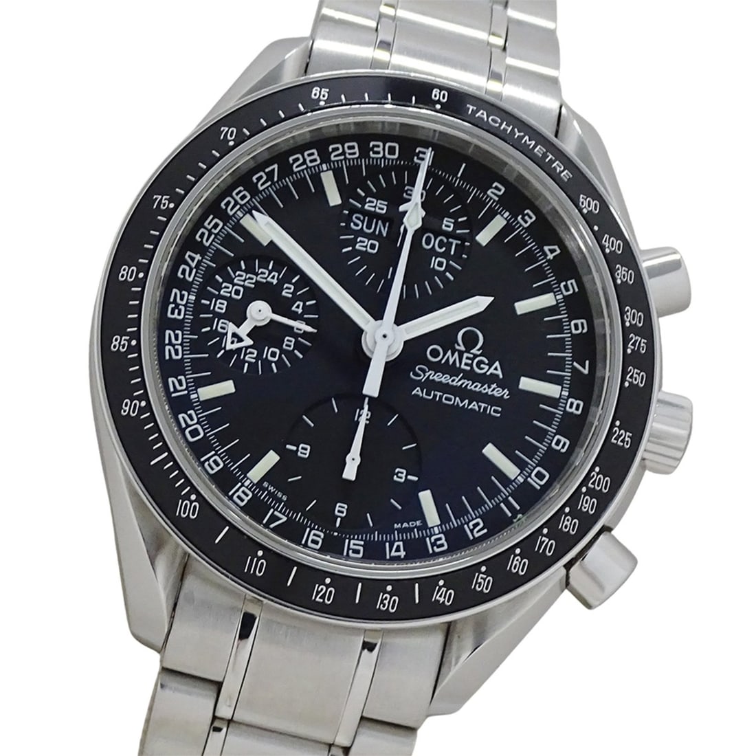 OMEGA Speedmaster Mark 40 Cosmos 3520.50 Men's Watch, Triple Calendar, Automatic, Stainless Steel, (1 of 14)