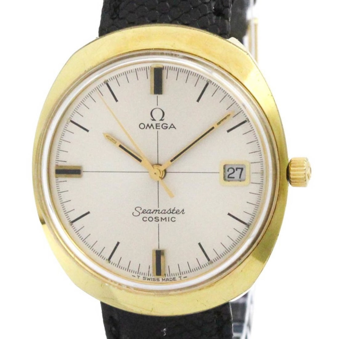 OMEGA Seamaster Cosmic Cal.621 Gold Plated Automatic Mens Watch 166.026 (1 of 9)