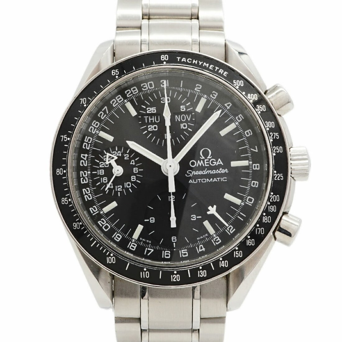 Omega Speedmaster Mark 40 Cosmos 3520.50 Black Dial Men's Watch: --- Catalog ---Category: SizeWrist Size: 16.5cm / 6.49''Case Diameter: 39mm / 1.54''Category: DesignType: WristwatchGender: MenColor (Dial): BlackMaterial (Band): Stainless steelCategory: GeneralMPN: 