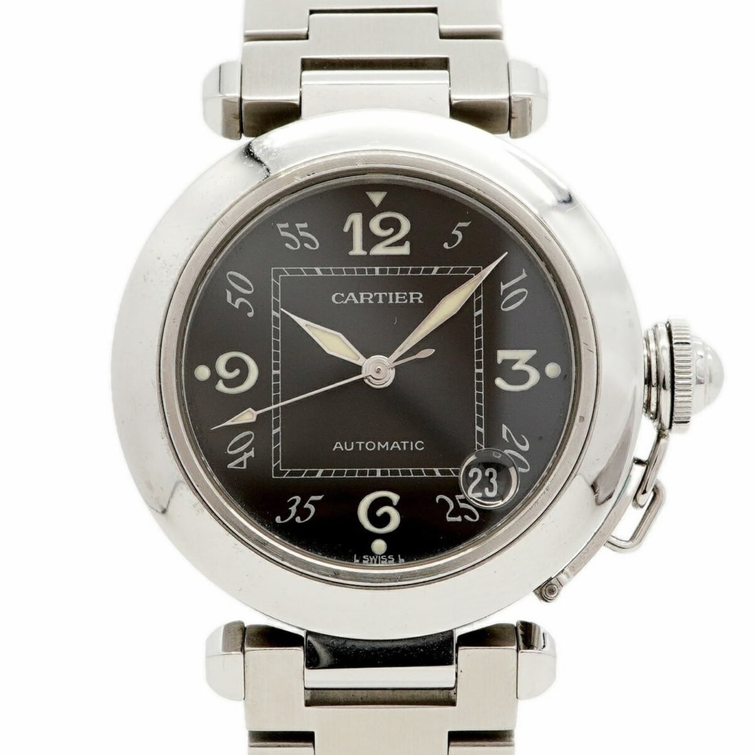 Cartier Pasha C W31043M7 Black Dial Men's Watch (1 of 9)