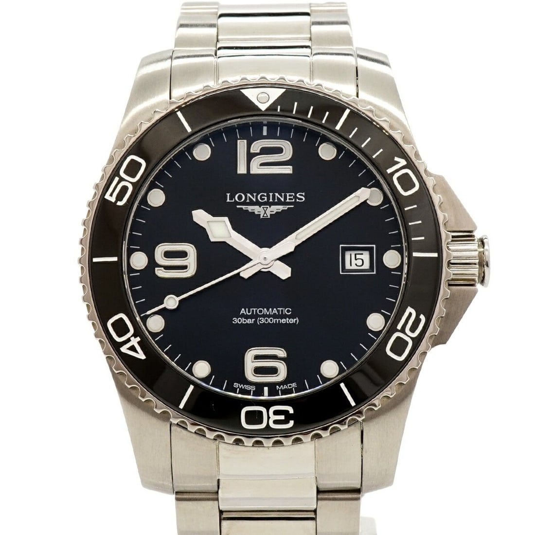 Longines HydroConquest L3.781.4.56.6 Black Dial Men's Watch (1 of 9)
