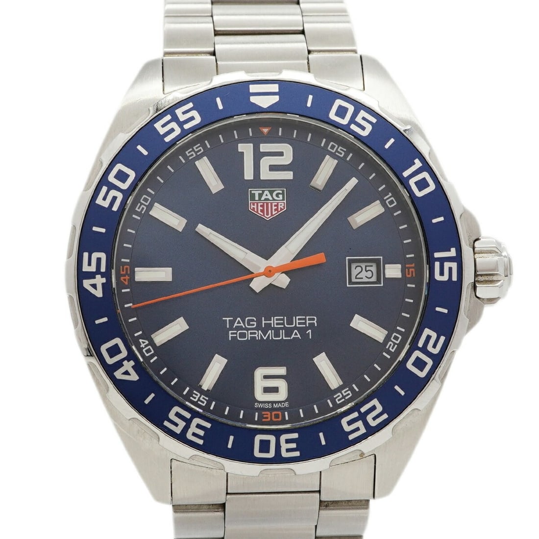 TAG Heuer Formula 1 WAZ1010 Blue Dial Men's Watch: --- Catalog ---Category: SizeWrist Size: 16cm / 6.29''Case Diameter: 43mm / 1.69''Category: DesignType: WristwatchGender: MenColor (Dial): BlueMaterial (Band): Stainless steelCategory: GeneralMPN: WAZ