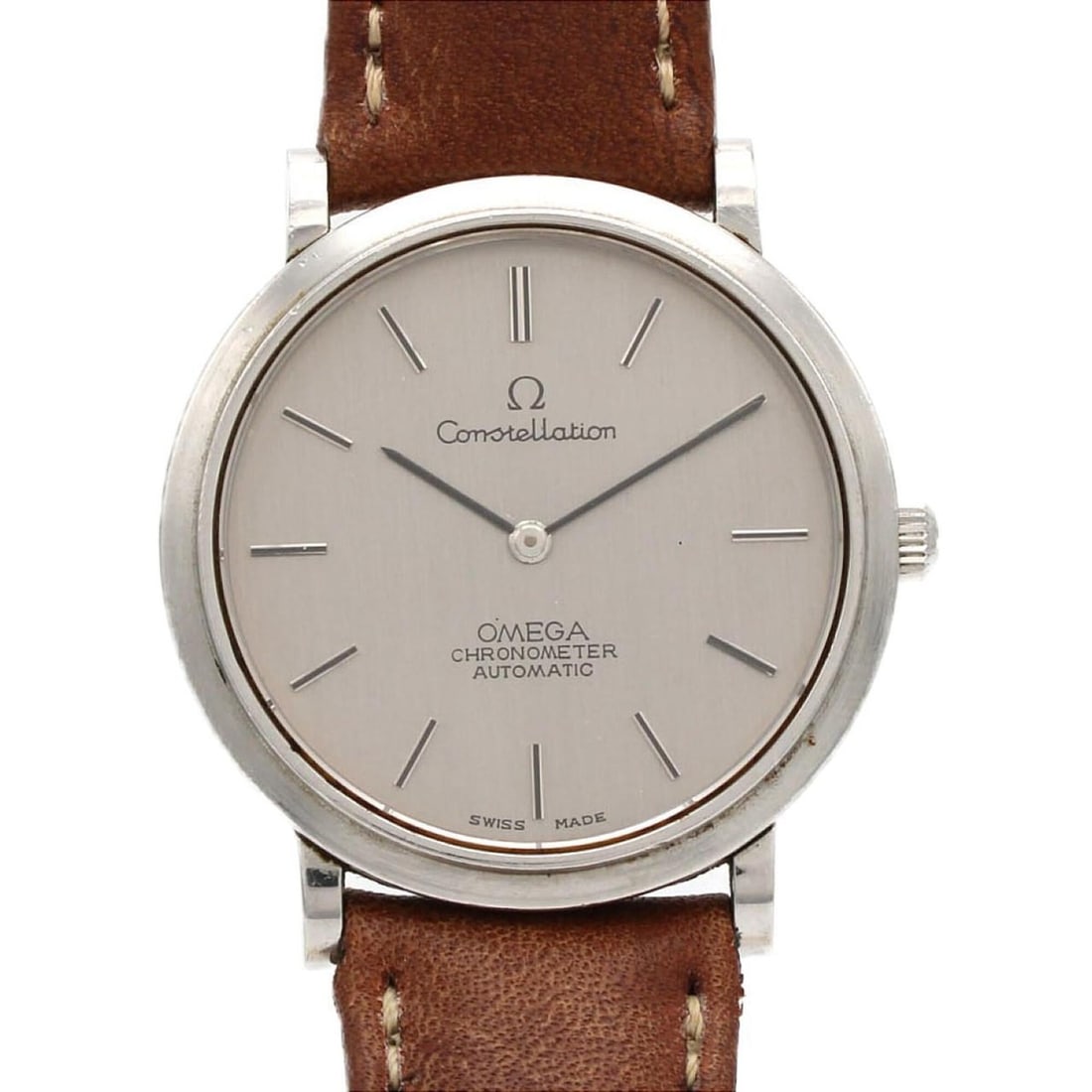 Omega Constellation Chronometer 157.0001 Stainless Steel Automatic Watch: --- Catalog ---Category: SizeCase Diameter: 34mm / 1.34''Category: DesignType: WristwatchGender: MenColor (Dial): SilverMaterial (Case): Stainless steelCategory: GeneralMPN: 157.0001Brand:
