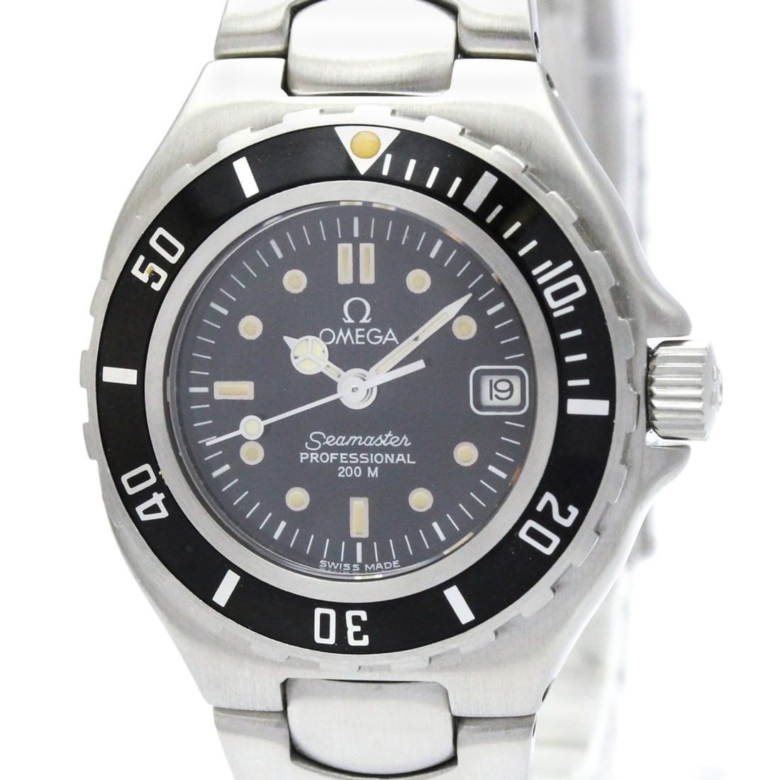OMEGA Seamaster Professional Stainless Steel Ladies Watch 796.1051 Polished: --- Catalog ---Category: SizeCase Diameter: 28mm / 1.1''Category: DesignType: WristwatchStyle: SportGender: WomenColor (Dial): BlackMaterial (Band): Stainless steelMaterial (Case): Stainless steelCate