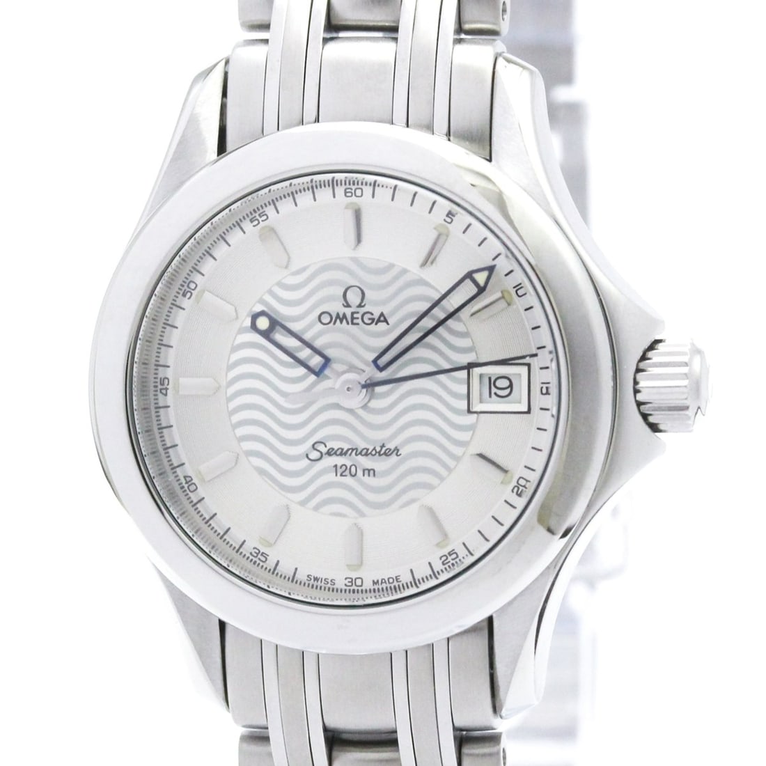 OMEGA Seamaster 120M Steel Quartz Ladies Watch 2571.31 Polished: --- Catalog ---Category: SizeCase Diameter: 29mm / 1.14''Category: DesignType: WristwatchStyle: SportGender: WomenColor (Dial): SilverMaterial (Band): Stainless steelMaterial (Case): Stainless steelCa