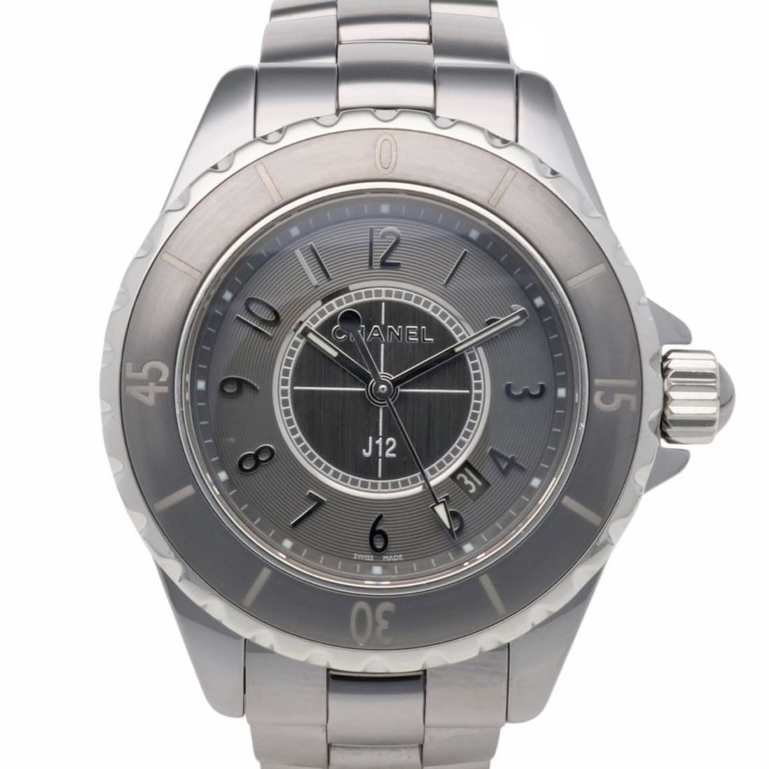 Chanel J12 Chromatic Wristwatch, Ceramic, H2978, Quartz, Polished, Ladies' Watch.: --- Catalog ---Category: SizeWrist Size: 14.5cm / 5.7''Case Diameter: 34.5mm / 1.36''Category: DesignType: WristwatchGender: WomenMaterial (Band): Ceramic, Stainless steelMaterial (Case): Ceramic, Sta