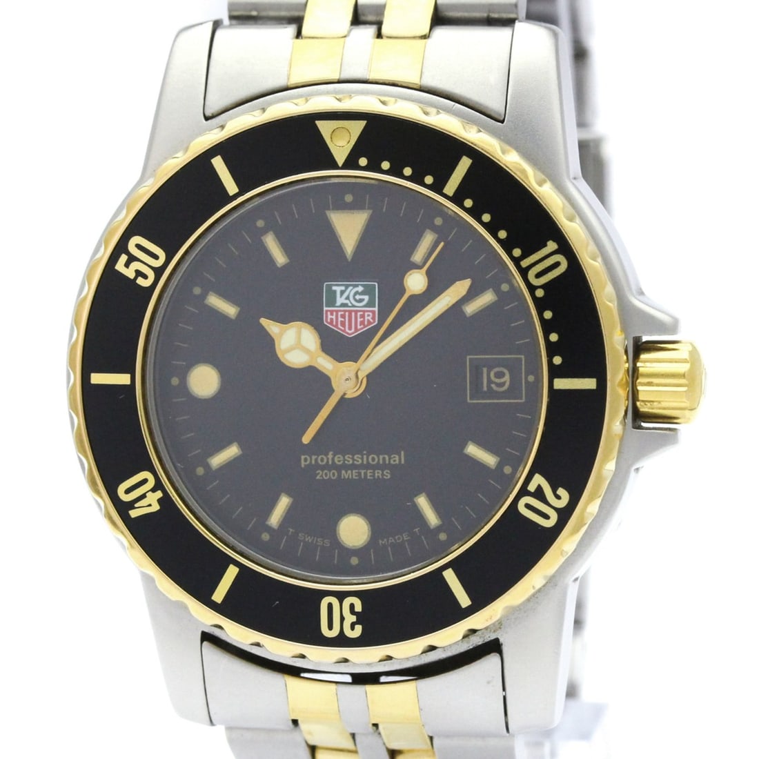 TAG HEUER 1500 Professional Gold Plated Steel Quartz Mens Watch 925.213G-20: --- Catalog ---Category: SizeCase Diameter: 37mm / 1.46''Category: DesignType: WristwatchStyle: SportGender: MenColor (Dial): BlackMaterial (Band): Gold plated, Stainless steelMaterial (Case): Gold pl