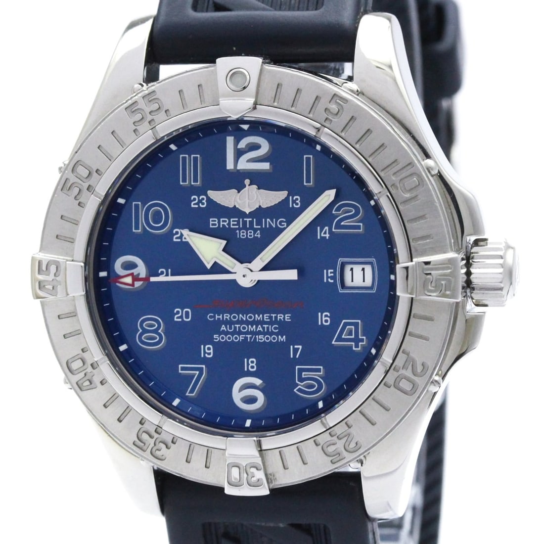BREITLING Super Ocean Steel Automatic Mens Watch A17360 Polished (1 of 8)