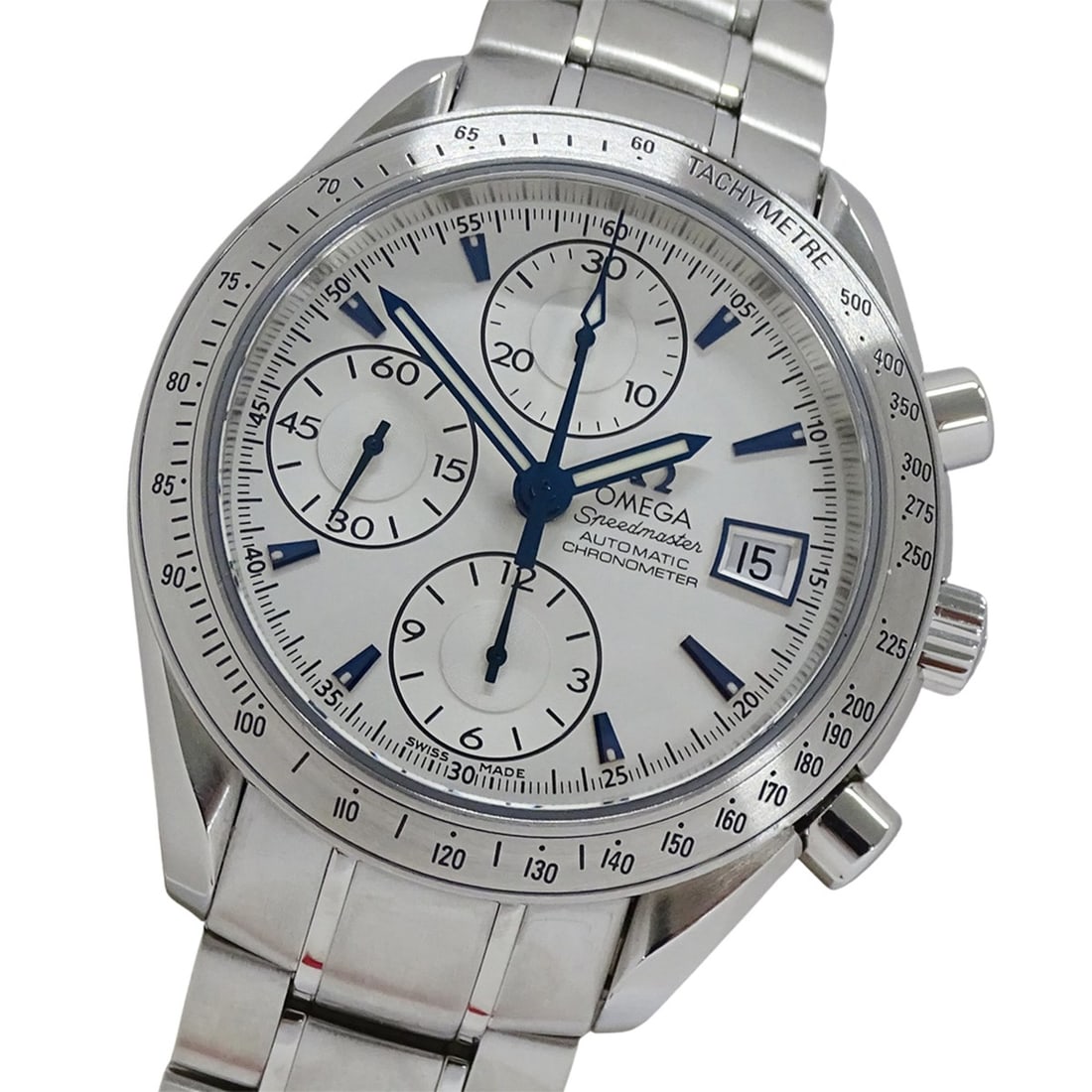 Omega Speedmaster 3211.32 Men's Watch, Brand Name, Chronograph, Date, Automatic, Stainless Steel: --- Catalog ---Category: SizeWrist Size: 18.5cm / 7.28''Case Diameter: 39mm / 1.54''Category: DesignType: WristwatchGender: MenColor (Dial): SilverMaterial (Band): Stainless steelMaterial (Case): Stai
