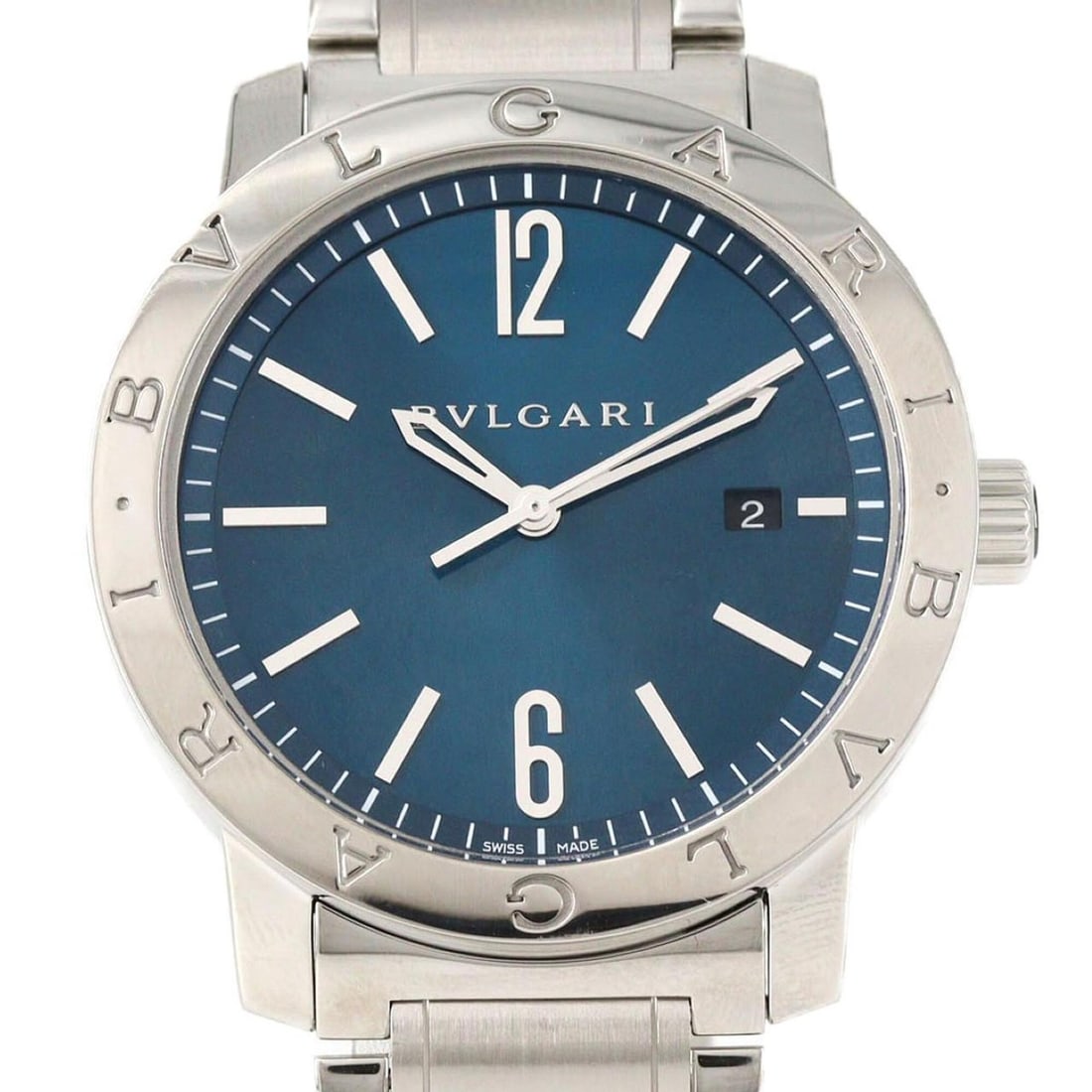 Bulgari Solo Tempo BB41S BB41C3SSD 102396 Stainless Steel Automatic Watch: --- Catalog ---Category: SizeWrist Size: 19cm / 7.48''Case Diameter: 41mm / 1.61''Category: DesignType: WristwatchGender: MenColor (Dial): BlueMaterial (Band): Stainless steelMaterial (Case): Stainles