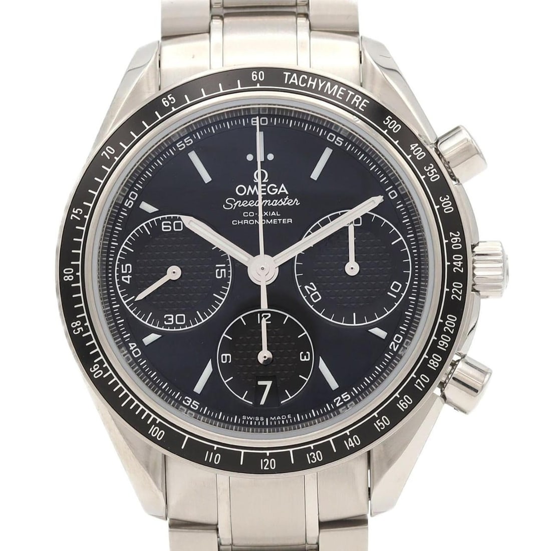 Omega Speedmaster Racing 326.30.40.50.01.001 Stainless Steel Automatic Watch: --- Catalog ---Category: SizeWrist Size: 20.5cm / 8.07''Case Diameter: 40mm / 1.57''Category: DesignType: WristwatchGender: MenColor (Dial): BlackMaterial (Band): Stainless steelMaterial (Case): Stain