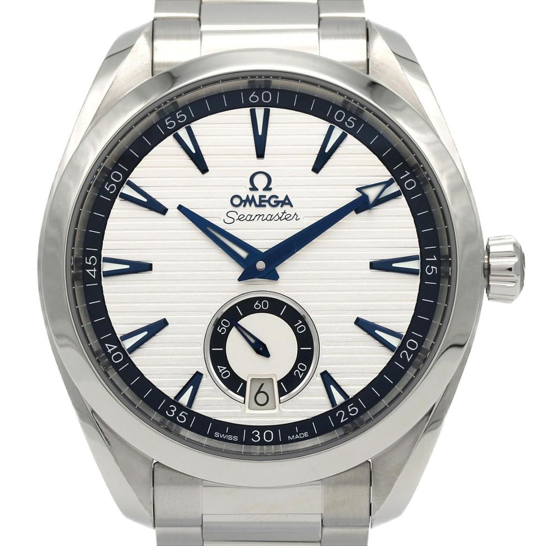Omega Seamaster Aqua Terra 220.10.41.21.02.004 Stainless Steel Automatic Watch: --- Catalog ---Category: SizeWrist Size: 20cm / 7.87''Case Diameter: 41mm / 1.61''Category: DesignType: WristwatchGender: MenColor (Dial): SilverMaterial (Band): Stainless steelMaterial (Case): Stainl