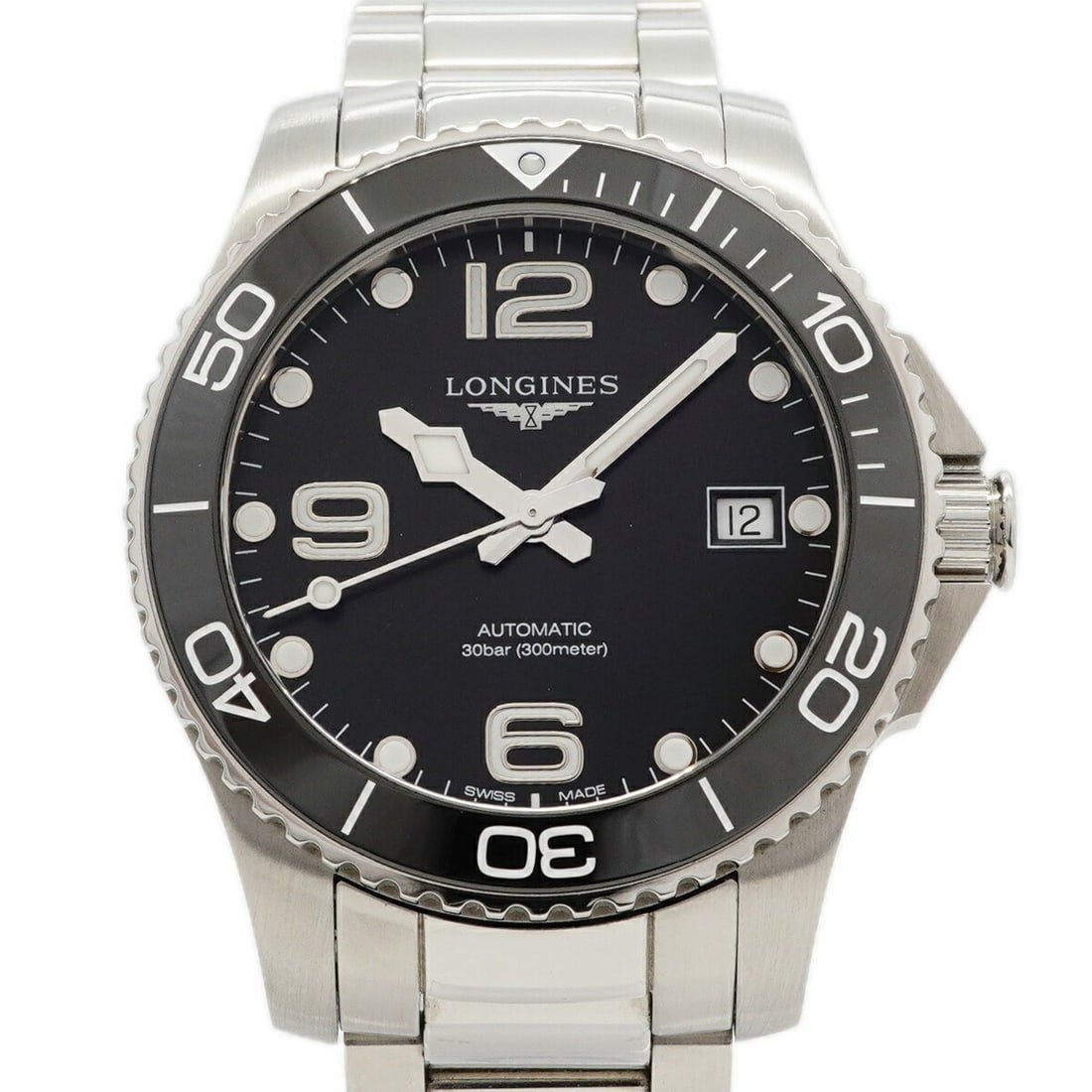 Longines HydroConquest L3.780.4 Black Dial Men's Watch (1 of 10)