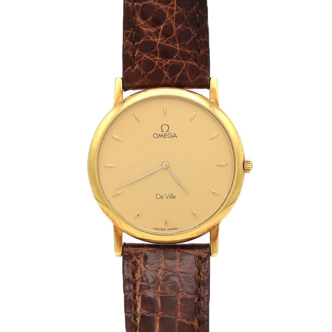 Omega De Ville YG CAL.1478 195.2378 Quartz Watch: --- Catalog ---Category: SizeCase Diameter: 32.5mm / 1.28''Category: DesignType: WristwatchGender: MenColor (Dial): Champagne, GoldMaterial (Case): Yellow gold (18K)Category: GeneralMPN: 195.2378Brand