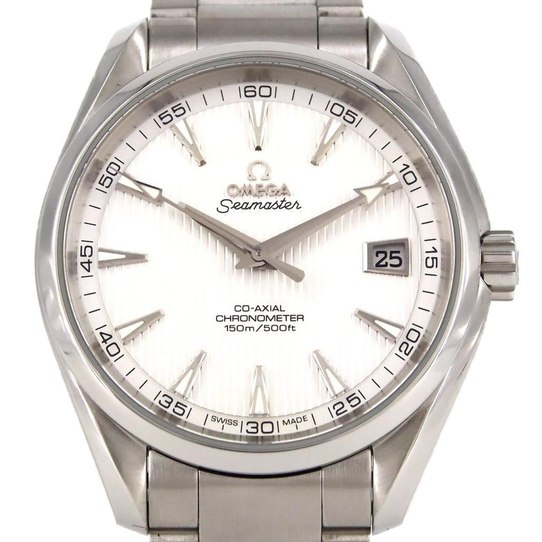 Omega Seamaster Aqua Terra 231.10.42.21.02.001 Stainless Steel Automatic Watch: --- Catalog ---Category: SizeWrist Size: 20cm / 7.87''Case Diameter: 42mm / 1.65''Category: DesignType: WristwatchGender: MenColor (Dial): SilverMaterial (Band): Stainless steelMaterial (Case): Stainl