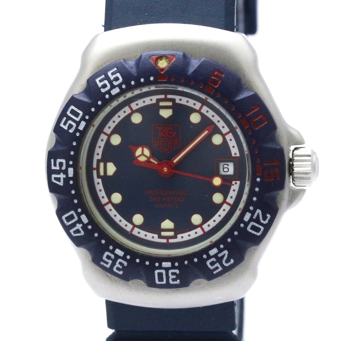 TAG HEUER Formula 1 Steel Rubber Quartz Ladies Watch 370.508: --- Catalog ---Category: SizeCase Diameter: 28mm / 1.1''Category: DesignType: WristwatchStyle: SportGender: WomenColor (Dial): BlueMaterial (Band): RubberMaterial (Case): Rubber, Stainless steelCatego