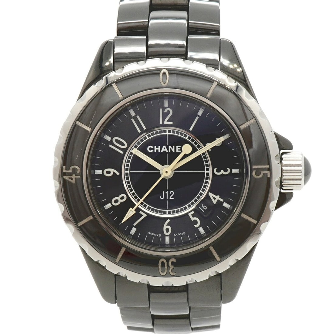 Chanel J12 H0682 Black Dial Women's Watch: --- Catalog ---Category: SizeWrist Size: 13.5cm / 5.31''Case Diameter: 34mm / 1.34''Category: DesignType: WristwatchGender: WomenColor (Dial): BlackMaterial (Band): CeramicCategory: GeneralMPN: H0682B