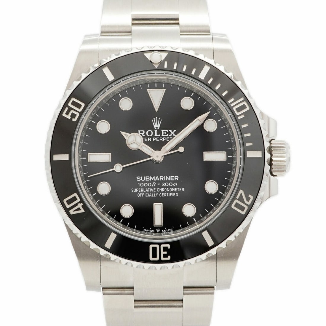 Rolex Submariner No-Date 124060 Black Dial Men's Watch: --- Catalog ---Category: SizeWrist Size: 17.5cm / 6.88''Case Diameter: 40.6mm / 1.6''Category: DesignType: WristwatchGender: MenColor (Dial): BlackMaterial (Band): Stainless steelCategory: GeneralMPN: