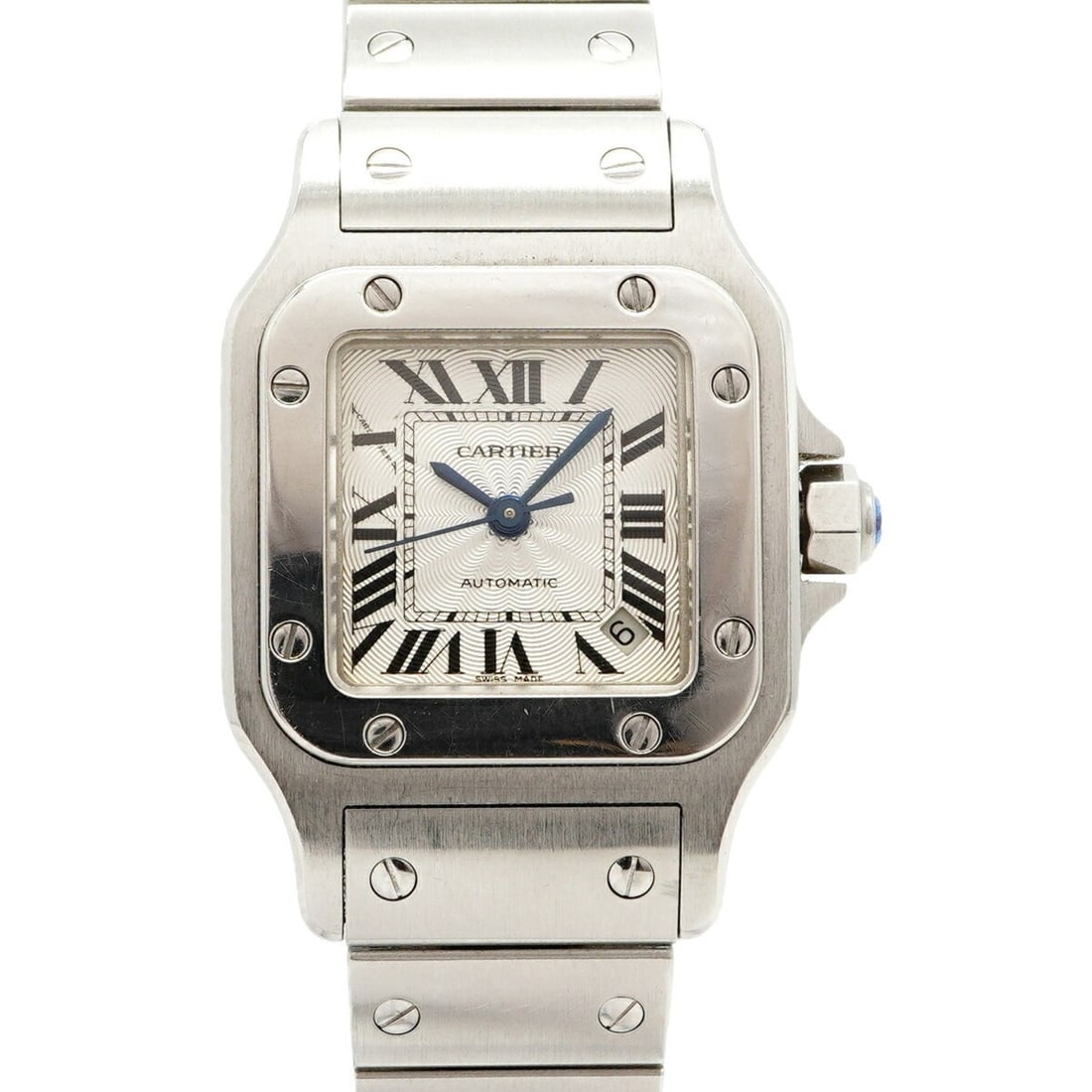 Cartier Santos Galbee SM W20054D6 Silver Dial Women's Watch (1 of 10)