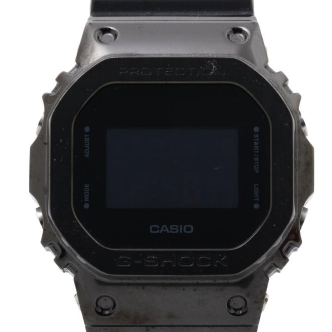 CASIO G-SHOCK DIGITAL 5600 SERIES GM-5600B-1JF Black Stainless Steel Resin Men's Watch: --- Catalog ---Category: SizeWrist Size: 21cm / 8.26''Case Diameter: 43.2mm / 1.7''Category: DesignType: WristwatchGender: MenColor (Dial): BlackMaterial (Band): Plastic, Stainless steelMaterial (Case