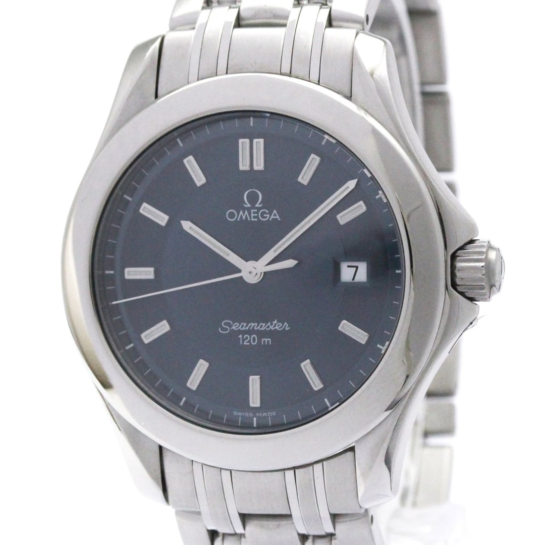 OMEGA Seamaster 120M Steel Quartz Mens Watch 2511.82 Polished: --- Catalog ---Category: SizeCase Diameter: 36mm / 1.42''Category: DesignType: WristwatchStyle: SportGender: MenColor (Dial): BlueMaterial (Band): Stainless steelMaterial (Case): Stainless steelCatego