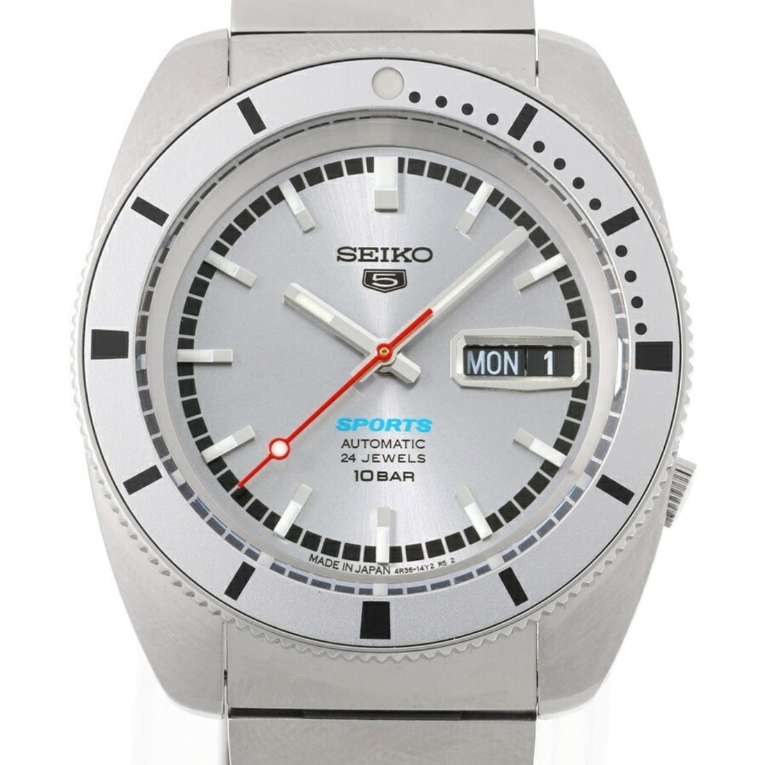 Seiko 5 Sports SBSA269 4R36-16C0 Silver Automatic Watch: --- Catalog ---Category: SizeWrist Size: 21cm / 8.26''Case Diameter: 38.5mm / 1.52''Category: DesignType: WristwatchGender: MenColor (Dial): SilverMaterial (Band): Stainless steelMaterial (Case): Stai