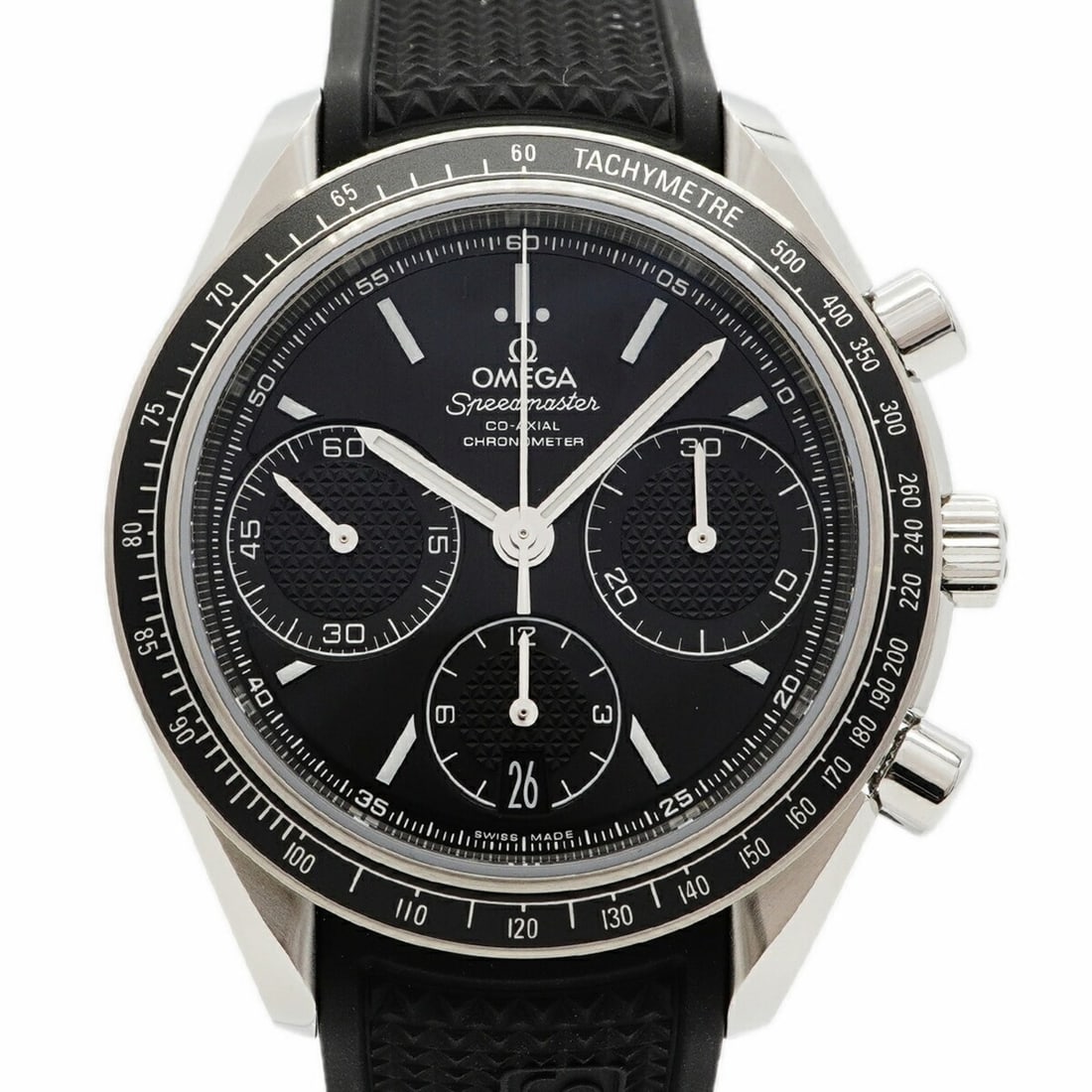 Omega Speedmaster 326.32.40.50.01.001 Black Dial Men's Watch: --- Catalog ---Category: SizeWrist Size: 17cm / 6.69''Case Diameter: 40mm / 1.57''Category: DesignType: WristwatchGender: MenColor (Dial): BlackMaterial (Band): RubberCategory: GeneralMPN: 326.32.40.5