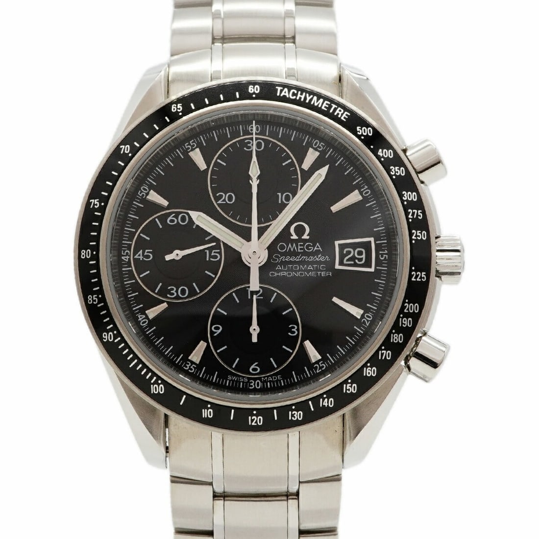 Omega Speedmaster 3210.50 Black Dial Men's Watch: --- Catalog ---Category: SizeWrist Size: 18.5cm / 7.28''Case Diameter: 40mm / 1.57''Category: DesignType: WristwatchGender: MenColor (Dial): BlackMaterial (Band): Stainless steelCategory: GeneralMPN: 