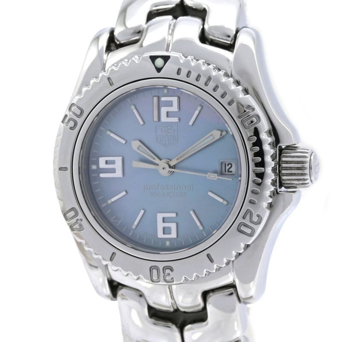 TAG Heuer Link WT141B.BA0561 Women's Watch, Stainless Steel /40410: --- Catalog ---Category: SizeWrist Size: 16cm / 6.29''Case Diameter: 27mm / 1.06''Category: DesignType: WristwatchGender: WomenColor (Dial): Blue shellMaterial (Band): Stainless steelMaterial (Case): 