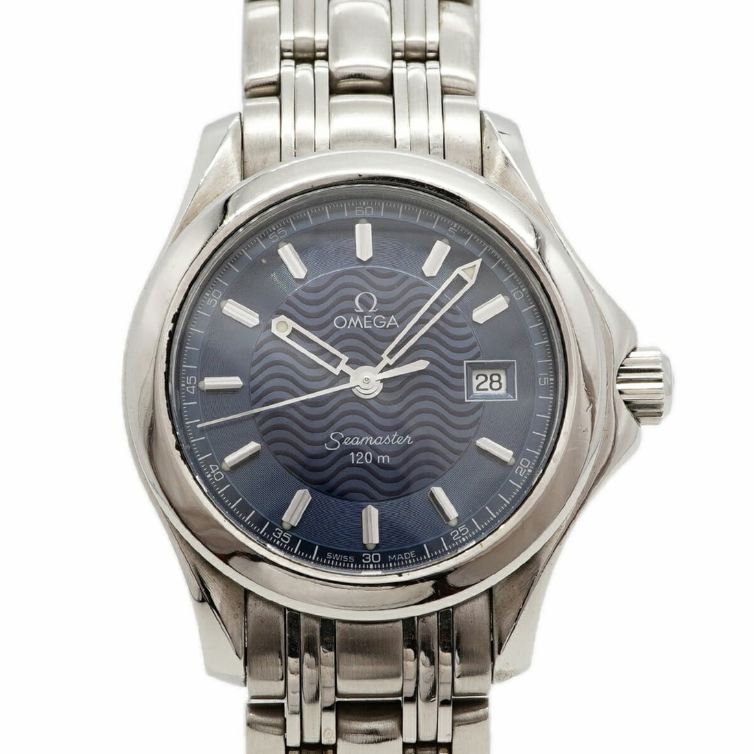 Omega Seamaster 2571.81 Blue Dial Women's Watch: --- Catalog ---Category: SizeWrist Size: 16cm / 6.29''Case Diameter: 28mm / 1.1''Category: DesignType: WristwatchGender: WomenColor (Dial): BlueMaterial (Band): Stainless steelCategory: GeneralMPN: 25