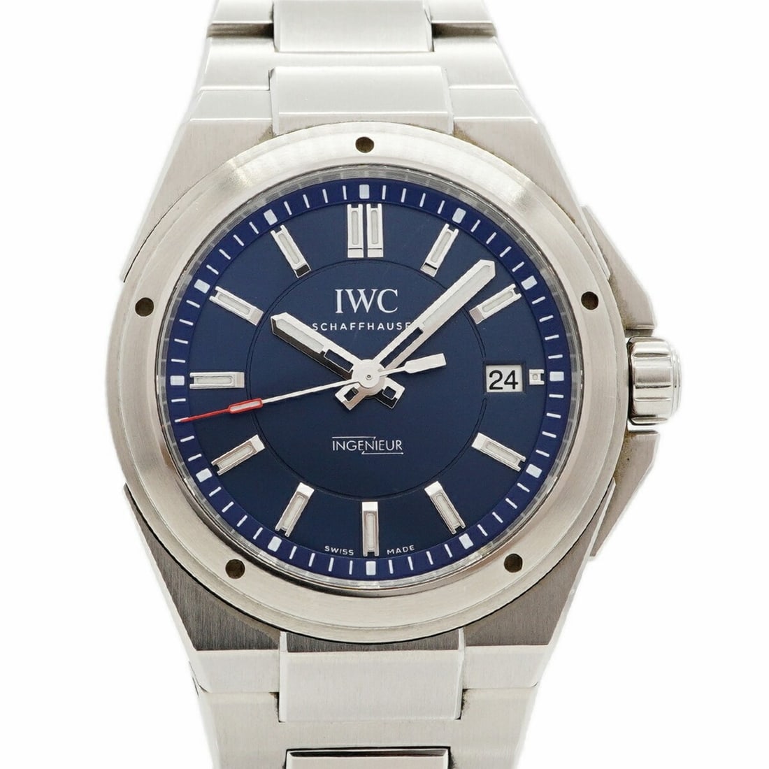 IWC Schaffhausen Ingenieur Laureus Sport for Good, Limited Edition of 1500 Pieces Worldwide,: --- Catalog ---Category: SizeWrist Size: 17cm / 6.69''Case Diameter: 38.9mm / 1.53''Category: DesignType: WristwatchGender: MenColor (Dial): BlueMaterial (Band): Stainless steelCategory: GeneralMPN: I