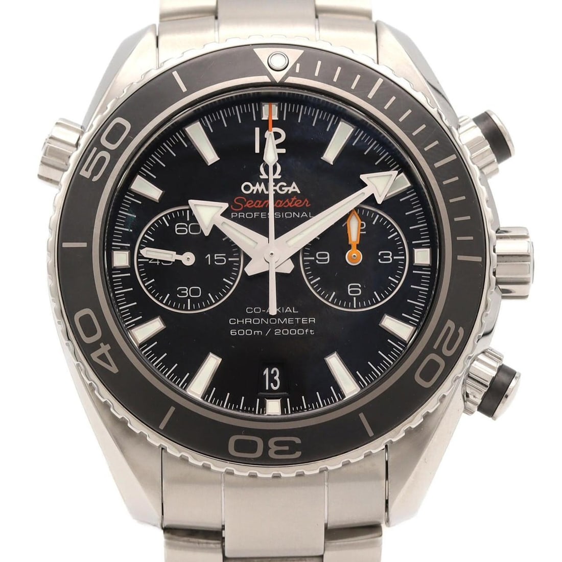 Omega Seamaster Planet Ocean Chronograph 232.30.46.51.01.001 Stainless Steel Automatic Watch: --- Catalog ---Category: SizeWrist Size: 18.5cm / 7.28''Case Diameter: 46mm / 1.81''Category: DesignType: WristwatchGender: MenColor (Dial): BlackMaterial (Band): Stainless steelMaterial (Case): Stain