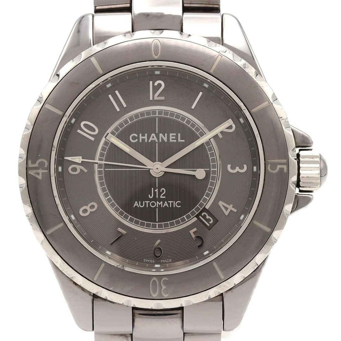 Chanel J12 Chromatic 41mm H2934 Ceramic Automatic Watch: --- Catalog ---Category: SizeWrist Size: 16.5cm / 6.49''Case Diameter: 41mm / 1.61''Category: DesignType: WristwatchGender: MenColor (Dial): GrayMaterial (Band): CeramicMaterial (Case): CeramicCategor