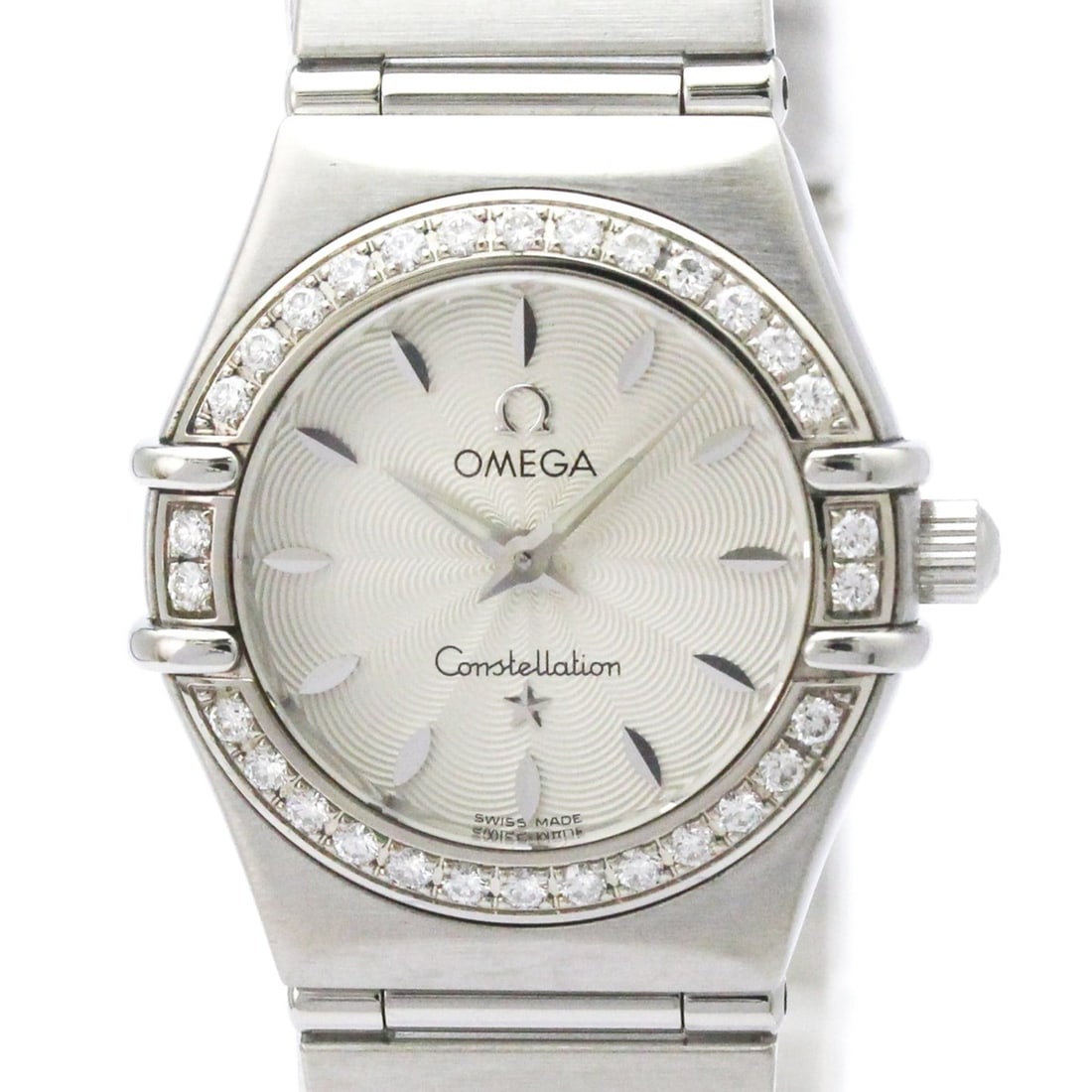 OMEGA Constellation Diamond MOP Dial Steel Quartz Ladies Watch 1466.31 Polished: --- Catalog ---Category: SizeCase Diameter: 22mm / 0.87''Category: DesignType: WristwatchStyle: Dress/FormalGender: WomenColor (Dial): SilverMaterial (Band): Stainless steelMaterial (Case): Stainless 