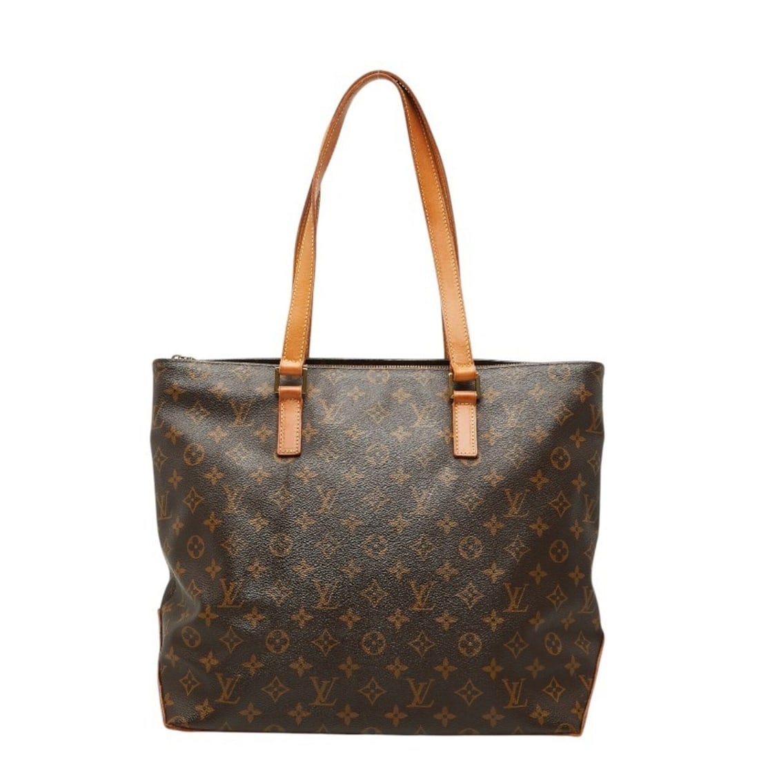 Louis Vuitton Monogram Cabas Mezzo Tote Bag Shoulder M51151 Brown Leather Women's LOUIS VUITTON: --- Catalog ---Category: SizeSize (HxWxD): 32cm x 35cm x 16cm / 12.59'' x 13.77'' x 6.29''Category: DesignType: Shoulder bag, Tote bagColor: BrownGender: WomenMaterial: PVC , Leather Category: General