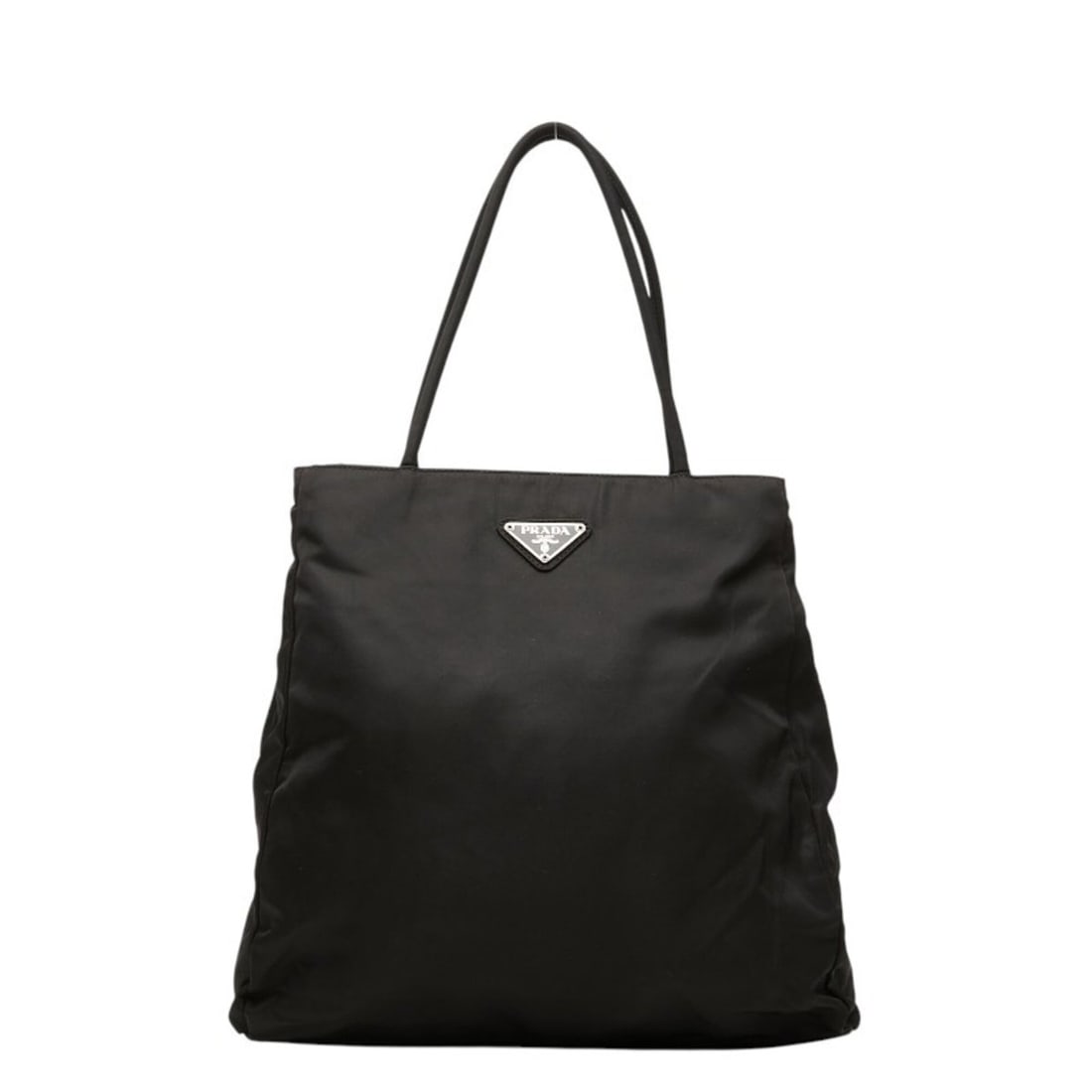 Prada Triangle Logo Plate Tote Bag B8927 Black Nylon Women's PRADA: --- Catalog ---Category: SizeSize (HxWxD): 30cm x 30cm x 10cm / 11.81'' x 11.81'' x 3.93''Category: DesignType: Tote bagColor: BlackGender: WomenMaterial: Nylon Category: GeneralBrand: Prada--- Item L