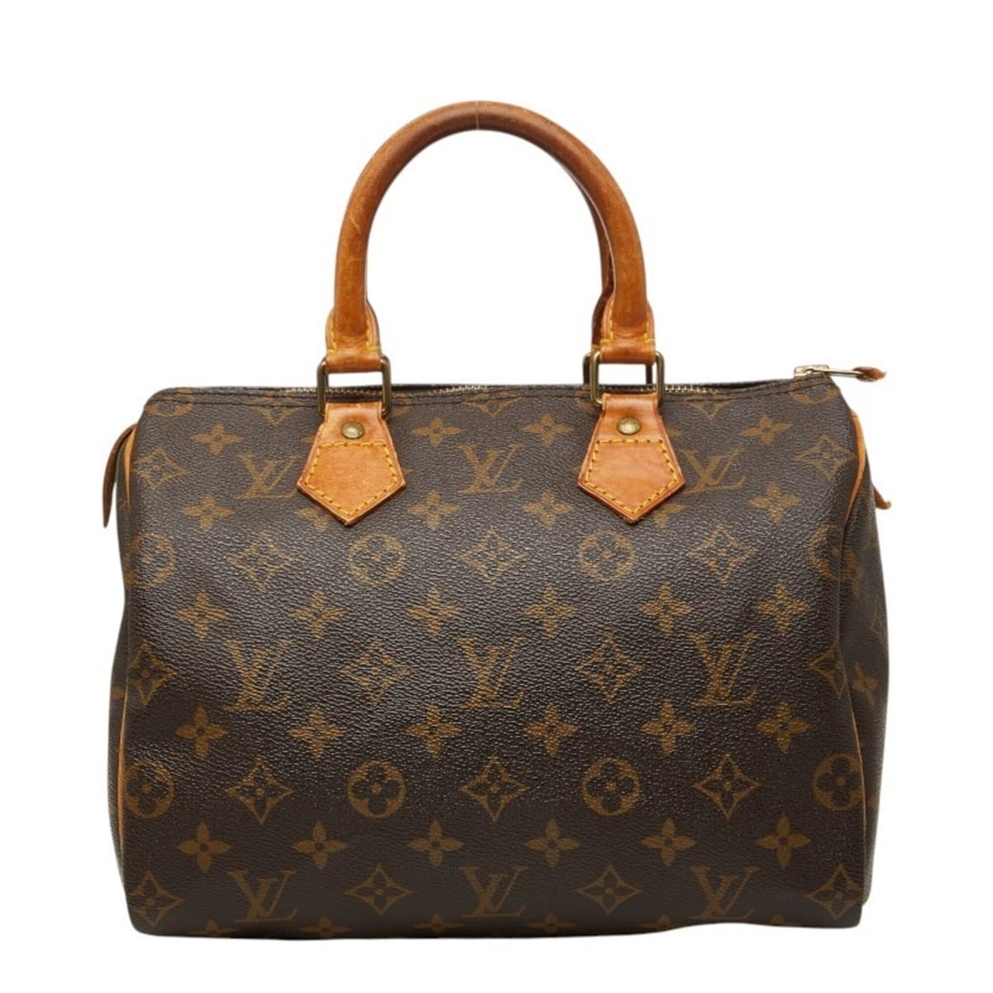 Louis Vuitton Monogram Speedy 25 Handbag M41528 Brown Leather Women's LOUIS VUITTON: --- Catalog ---Category: SizeSize (HxWxD): 19cm x 25.5cm x 15cm / 7.48'' x 10.03'' x 5.9''Category: DesignType: HandbagColor: Brown, MonogramGender: WomenMaterial: PVC , Leather Category: GeneralMPN: 