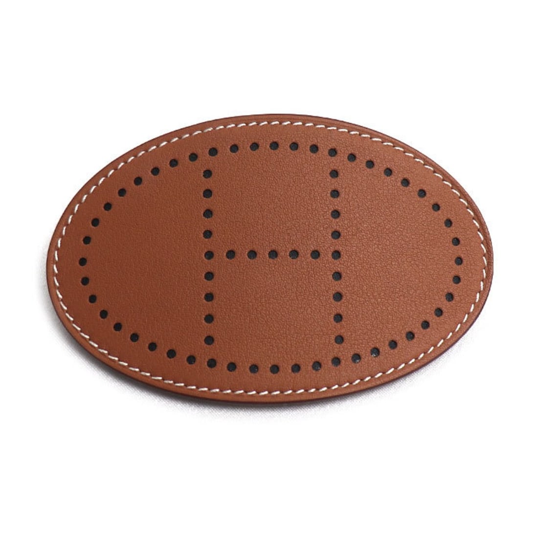 HERMES Evelyne GM Barrette in Veau Swift leather, H241000G, size 37TU, for women.: --- Catalog ---Category: SizeSize (LxW): 6.5mm x 1cm / 0.25'' x 0.39''Category: DesignType: BarretteColor: GoldGender: WomenMaterial: Swift leatherCategory: GeneralMPN: H241000G 37TUBrand: HermesCount